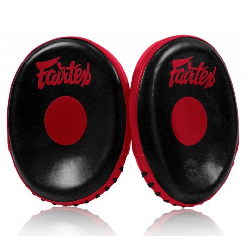 Боксерские лапы Fairtex (FMV-15 black/red)